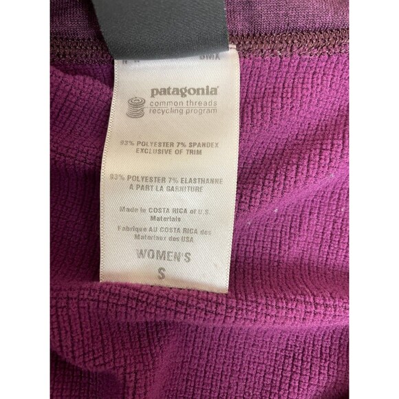 Patagonia Performance Baselayer Capilene Zip Pullover Hoodie Women’s S Purple - Picture 5 of 10